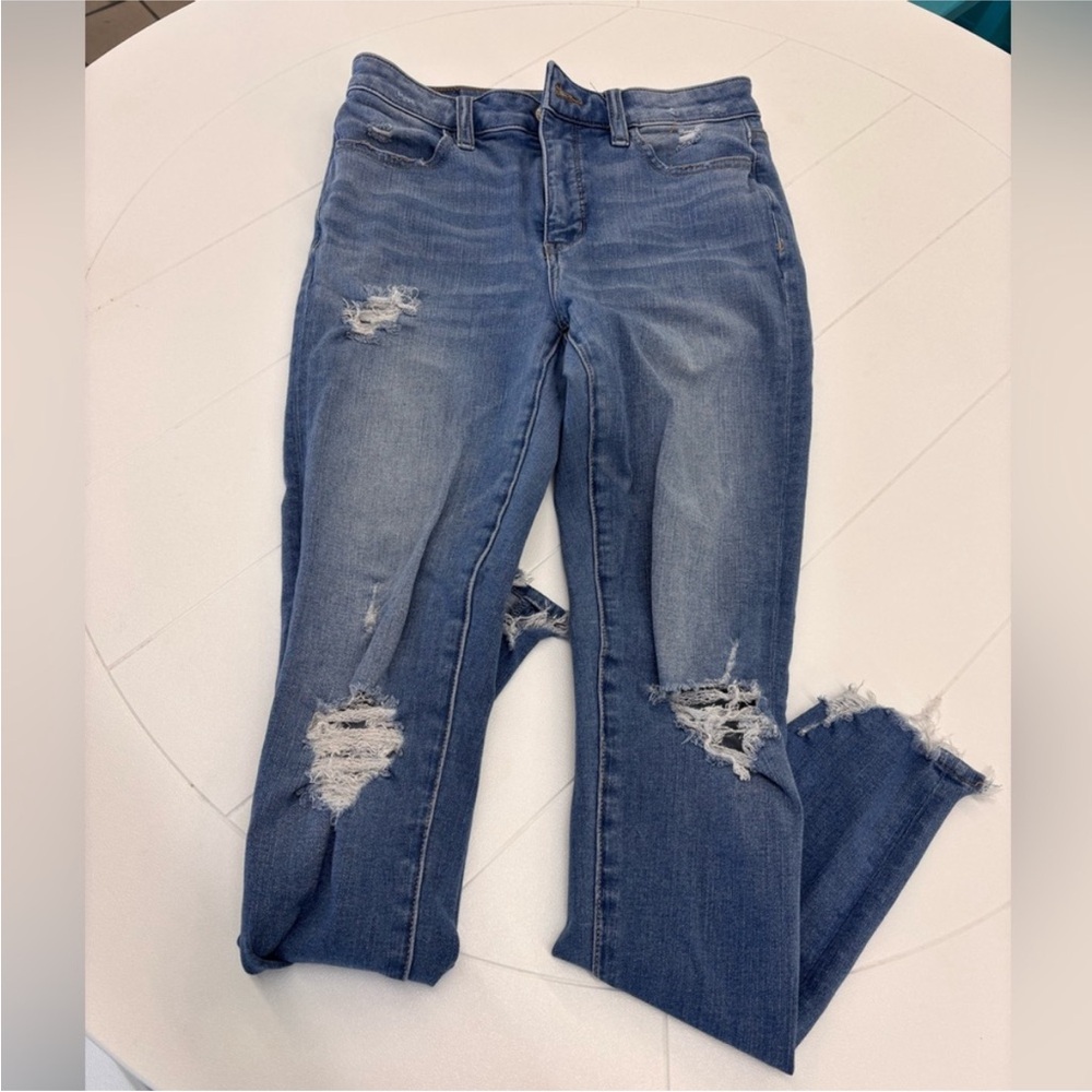 AEO “The Dream Jean” Distressed Holes